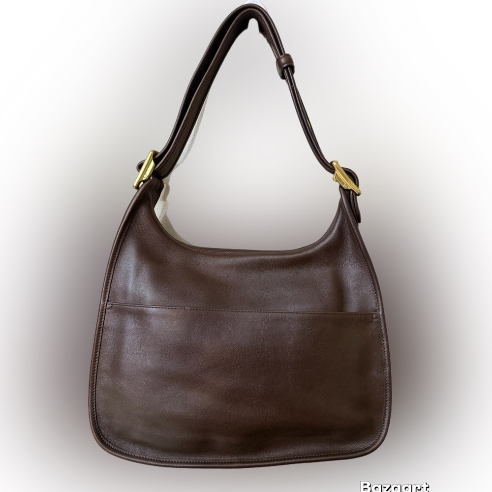 Vintage Coach #9718 Elegant Brown Leather Men's Bag - Picture 2 of 11